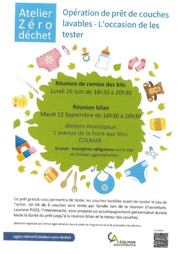 Opération de prêt gratuit de couches lavables