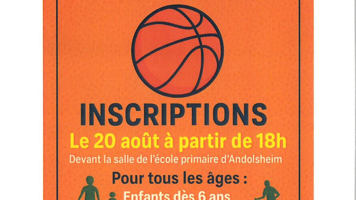 Reprise des cours de basket : inscriptions