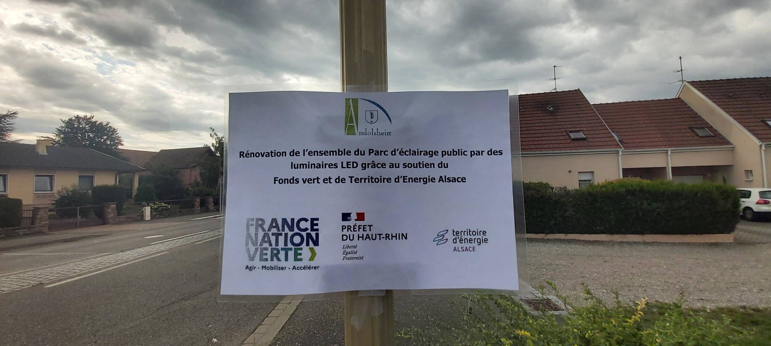 Fin des travaux de rénovation de l’éclairage public