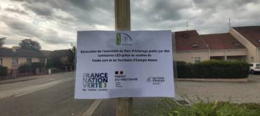 Fin des travaux de rénovation de l’éclairage public