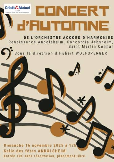 Concert de l’Orchestre Accord d’Harmonies – 16 novembre 2025