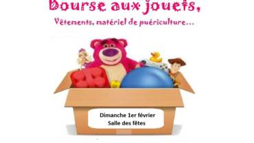 Bourse aux jouets, vêtements enfants et articles de puériculture le 2 février