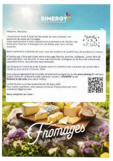 Vente de fromage