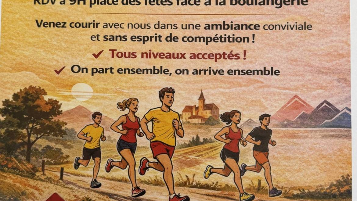 Sortie Running dimanche 12 avril 2026