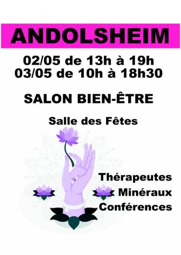 Salon Bien-être: les 2 et 3 mai 2026